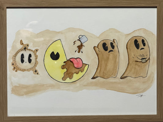 Coffee-Man 5x7 print