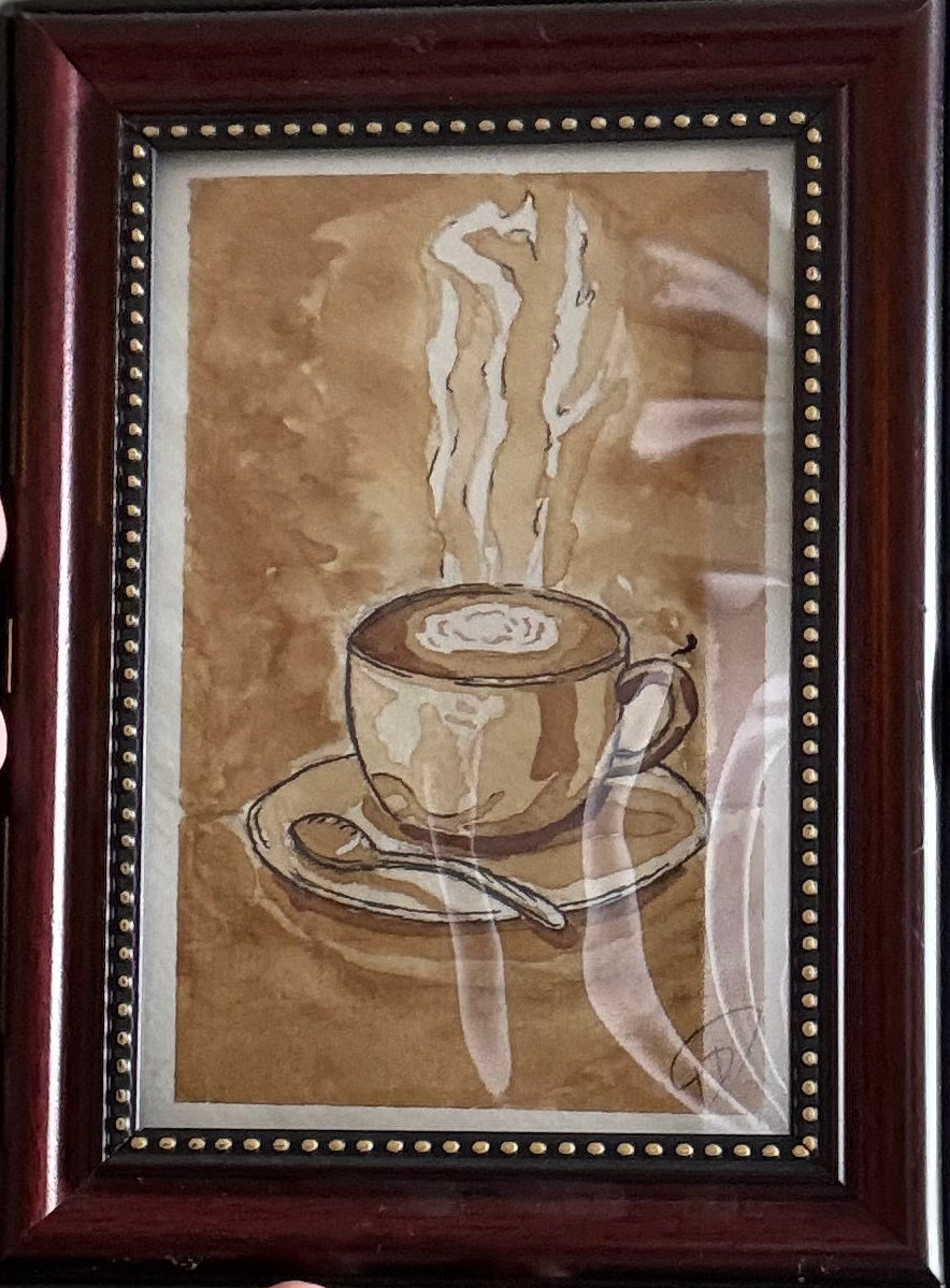 Casual Latte - signed and numbered 5x7 print