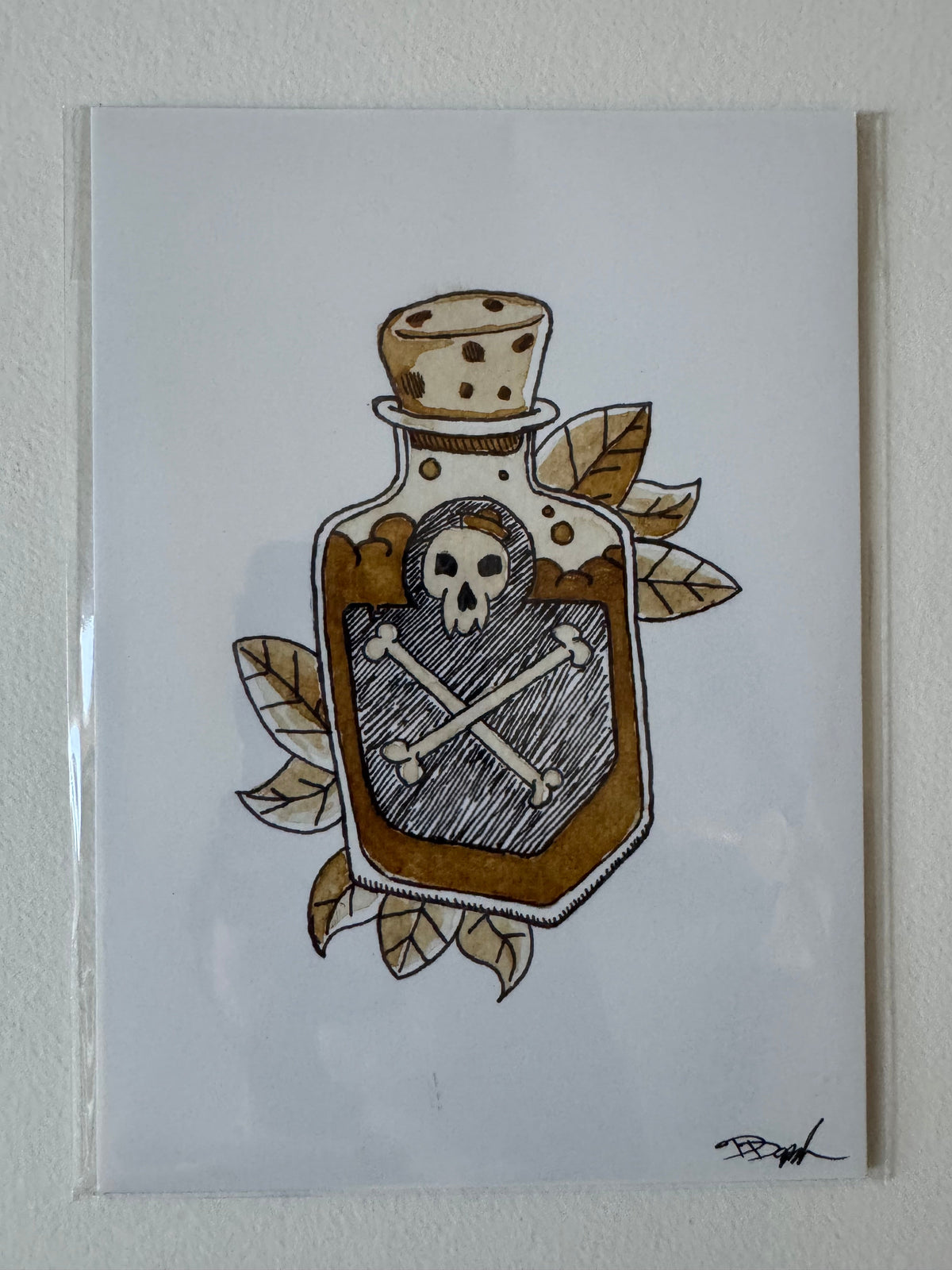 Healing Potion - signed and numbered 5x7 print, detail